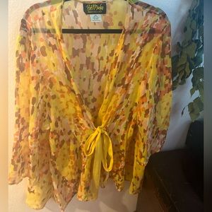 Vintage Bob Mackie silk shrug